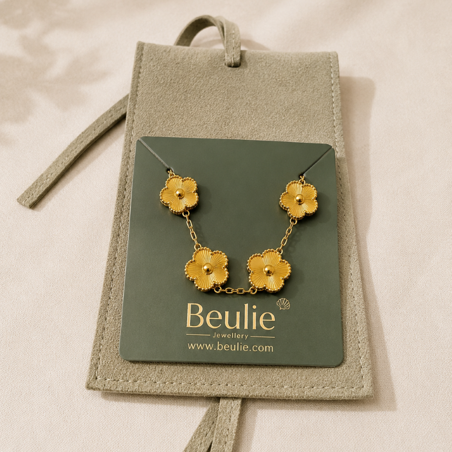 Gold Clover Bracelet