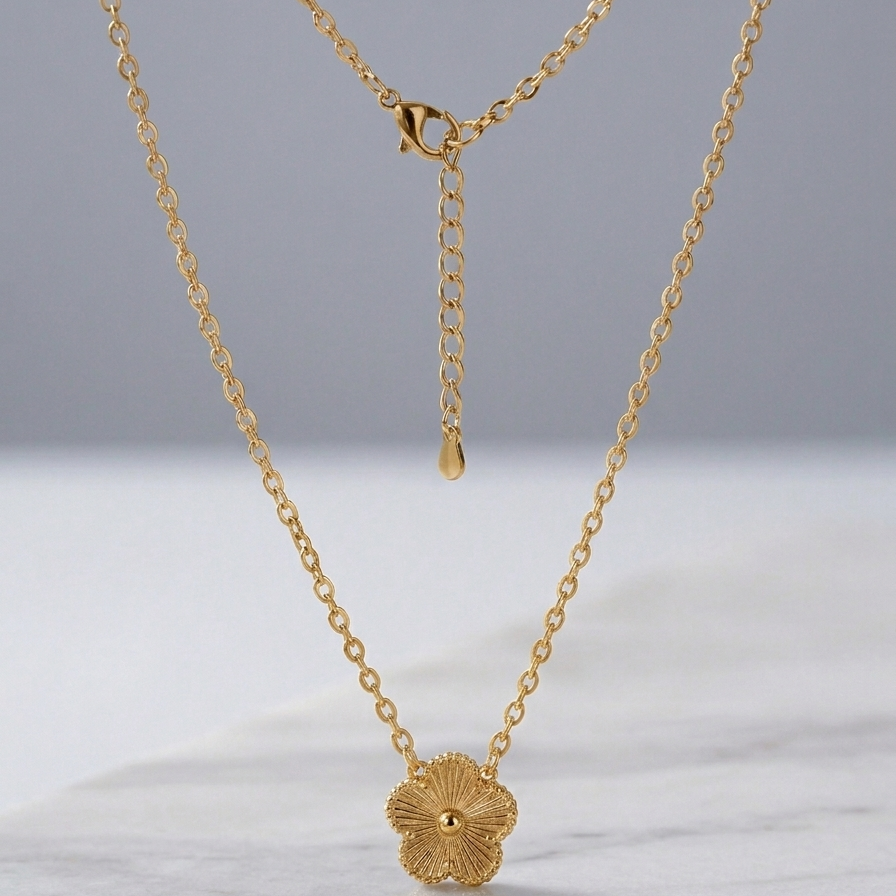 Gold Clover Necklace