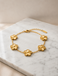 Gold Clover Bracelet