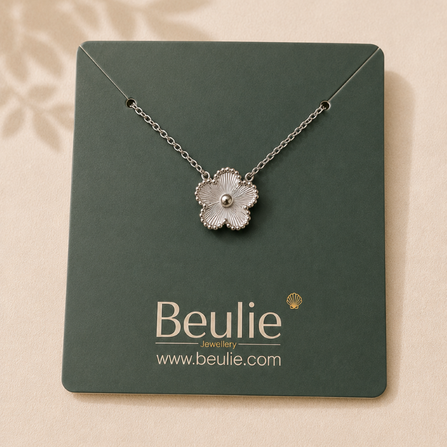 Silver Clover Necklace