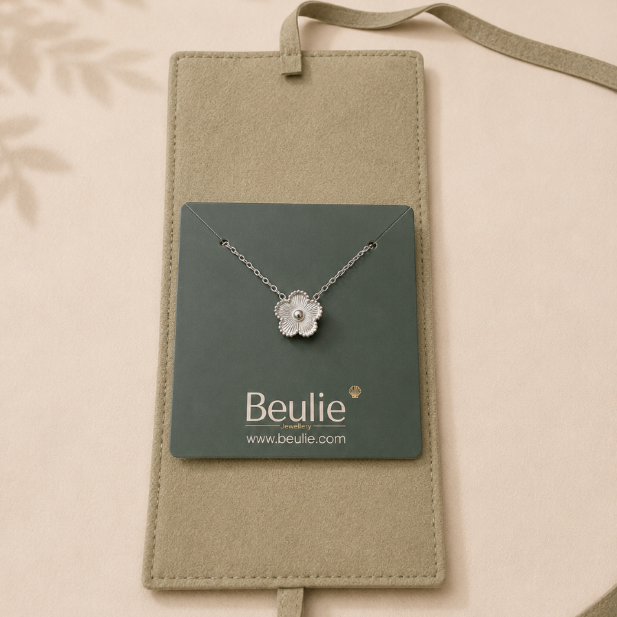 Silver Clover Necklace